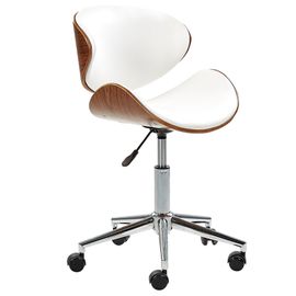Chaise De Bureau Rotterdam Cuir Pu Blanc