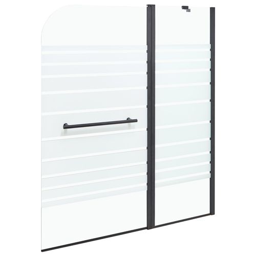 Paroi de bain douche TUAPI 140 x 120 cm Noir