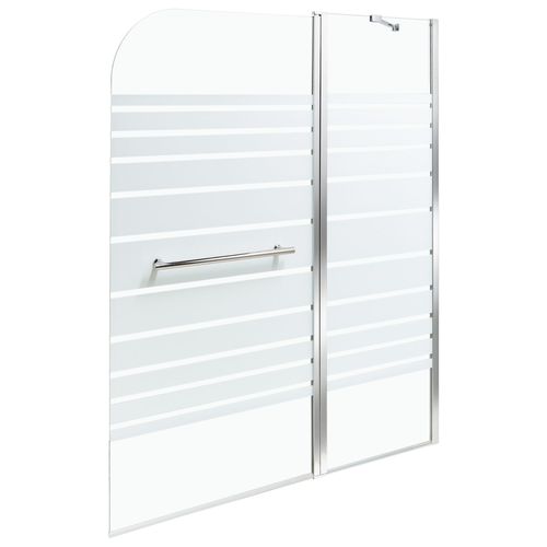Paroi de bain douche TUAPI 140 x 100 cm Argenté