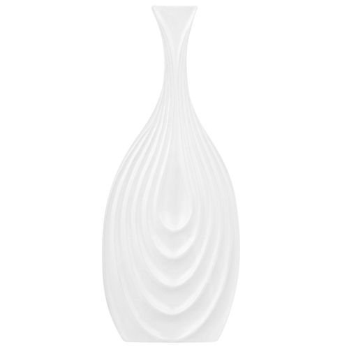 Céramique Vase décoratif 39 Blanc THAPSUS