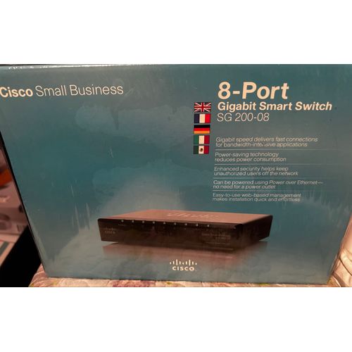 Cisco Small Business 200 Series Smart Switch SG200-08