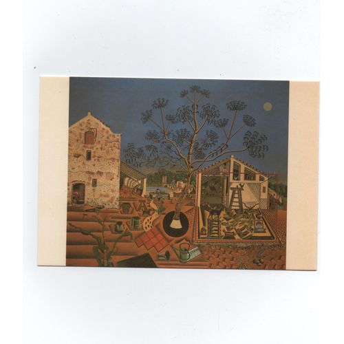 Joan Miro - La Ferme ( La Masia ) . Carte Postale Paris Musées.