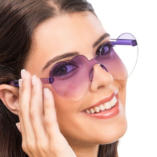 Paire De Lunettes Festives Pc CUr Violet Adulte
