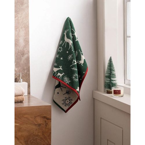 Serviette Pour Le Visage 100 % Coton Hébert - Vert