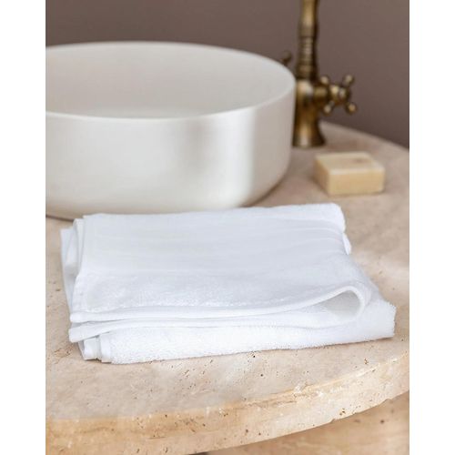Serviette Pour Le Visage Martha (Tencel:Trade_Mark:) - Blanc - 50x80 Cm
