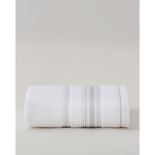 Serviette Pour Le Visage Joetta - Blanc - 50x80 Cm