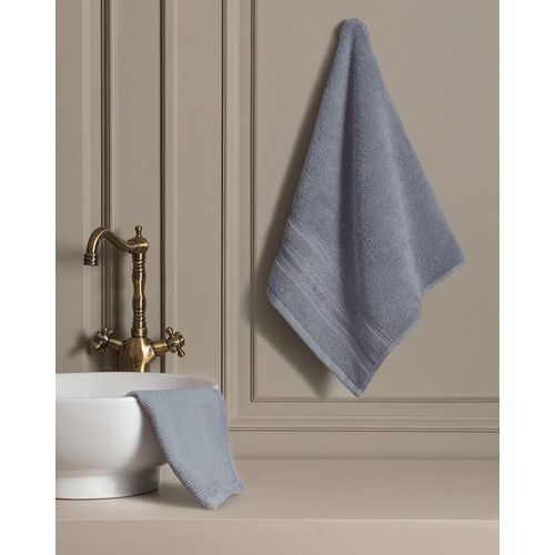 Serviette De Toilette Joetta - Bleu Marine - 50x80 Cm