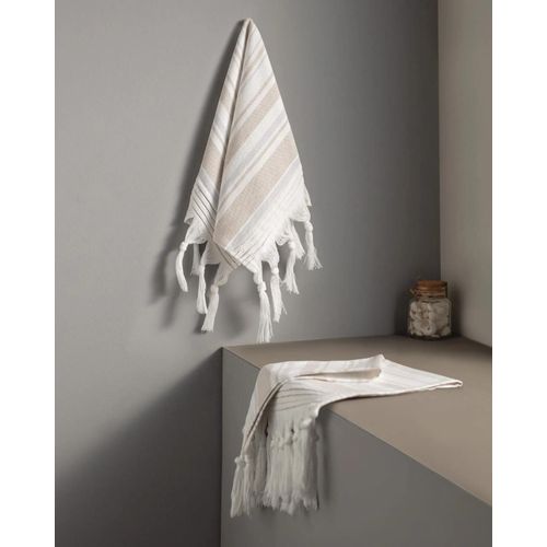Raye Hamam Lot De 2 Serviettes À Main