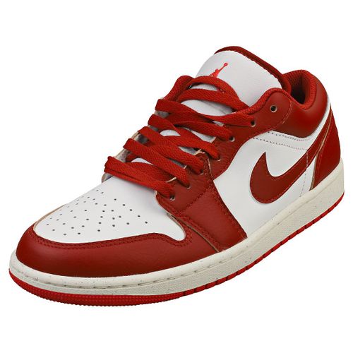 Chaussures Nike Air Jordan 1 Low Se Blanc Rouge