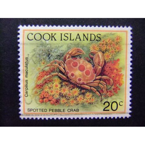 40 Îles Cook 1992 / Faune Marine Crabe Crabe / Yvert 1027 Fu