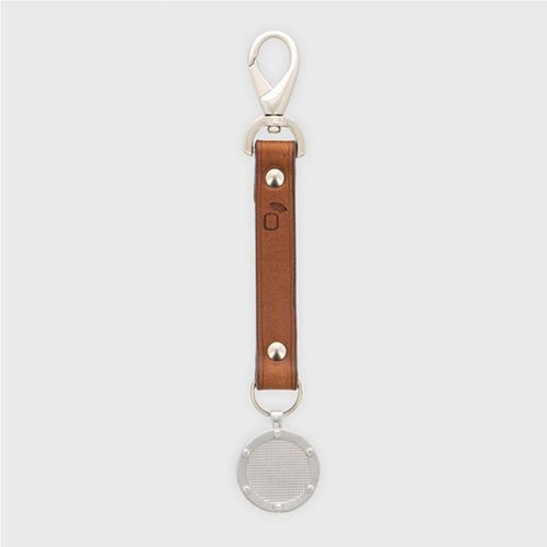 Bouton D'Alerte Monsherif + Médaillon "Hublot" Argenté Avec Lanière Marron : L¿Élégance Au Service De La Sécurité