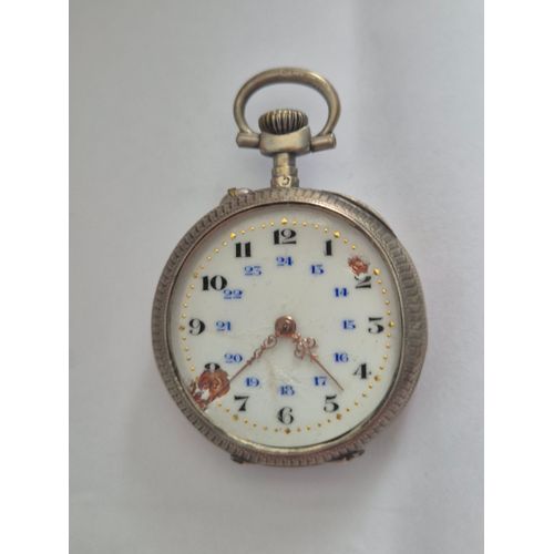 Montre À Gousset Ancienne En Argent.