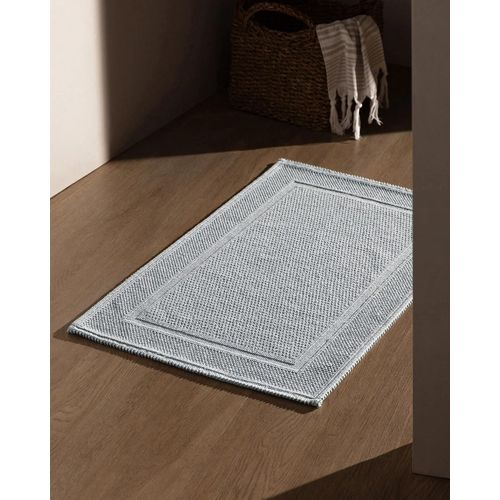 Tapis De Bain Barres - Bleu - 50 X 80 Cm