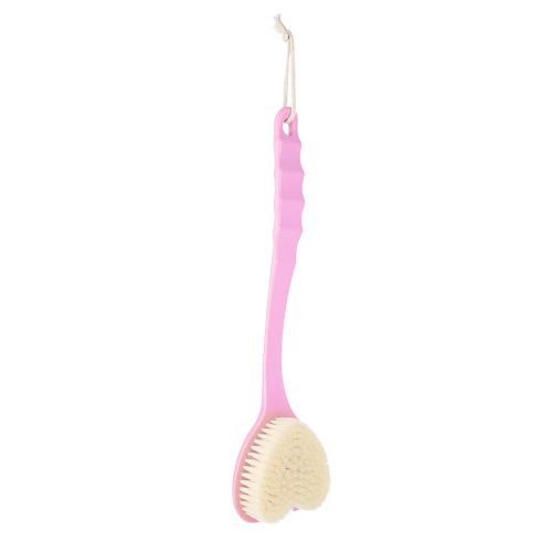 Brosse De Bain A Long Manche, Brosse De Nettoyage Complete, Brosse De Douche, Brosse De Bain Pour Le Dos (Rose) 