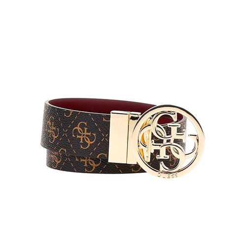 Ceinture Guess Nolana Femme Marron