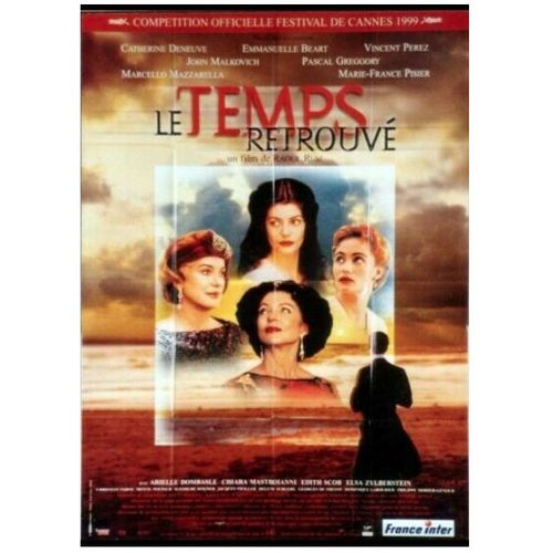 Affiche Originale 120x160 Du Film "Le Temps Retrouvé" - Raoul Ruiz, 1999 - D'Après M. Proust - "Les Personnages Féminins" - Catherine Deneuve, Emmanuelle Béart, Marie-France Pisier, Chiara Mastroianni