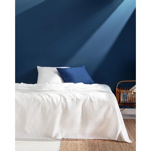 Brochet Uni Double Cardé Mathilda - Blanc