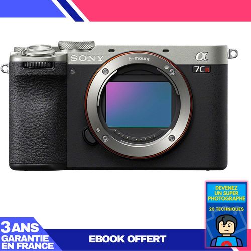 Boitier Sony A7CR Silver + Ebook 'Devenez Un Super Photographe'