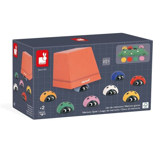 Kgabery-Jeu De Mémoire Coccinelles-Idéal Préparation Maternelle Et Petite Section-Apprendre Les Couleurs-Jouet Educatif Enfant-Dès 24 Mois, J05079