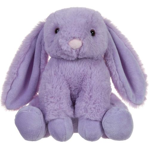 Kgabery-Jouets Peluche Lapin Violet Avec Des Oreilles Douces Et Moelleuses (Lapin Violet, 20 Cm