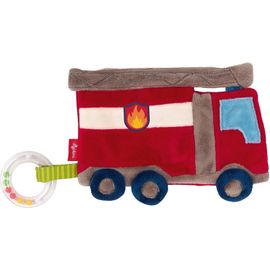Kgabery-Filles Et Garçons, Doudou D'Activité Crépitant, Pompier, Rouge, 42304