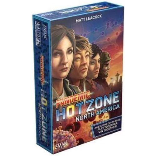 Kgabery-Z-Man Games | Pandemic Zone Rouge : Amérique Du Nord | Jeu De Société | Jeu Coopératif | A Partir De 8 Ans | 2 À 4 Joueurs | 30 Minutes