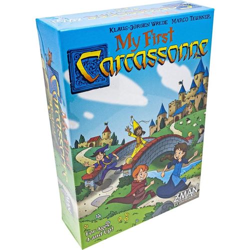 Kgabery-My First Carcassonne, Board Game, Ages 4 And Up 2-4 Players, 30 Minutes Playing Time