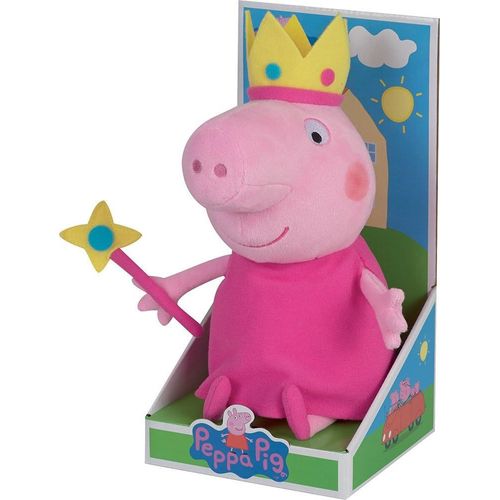 Kgabery-Peppa Pig-Peluche Princesse +/30 Cm, Rose