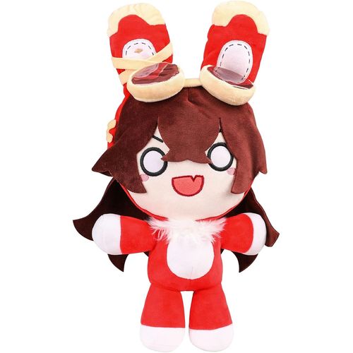 Kgabery-Genshin Impact Peluche Baron Bunny 40,6 Cm¿Poupée En Peluche Ambrée¿Accessoire De Cosplay Pour Fans