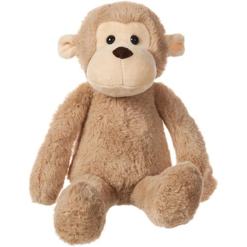 Kgabery-Doudou Singe 30 Cm-Peluche Pour Enfants Et Bébé-Peluche Moelleuse Pour Jouer, Cadeau & Câliner-Doudou Confortable-Singe Marron Clair