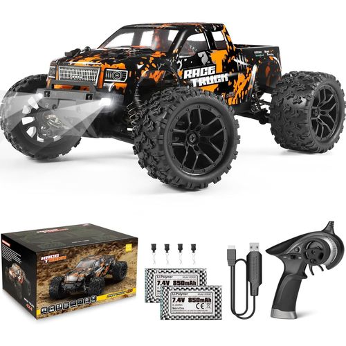 Kgabery-Voiture Télécommandée 4wd 36 Km/H À Grande Vitesse, 1:18 Electrique Monster Truck 2,4 Ghz Étanche Tout Terrain Buggy Rc Crawler Jouet Pour Adultes Et Enfants