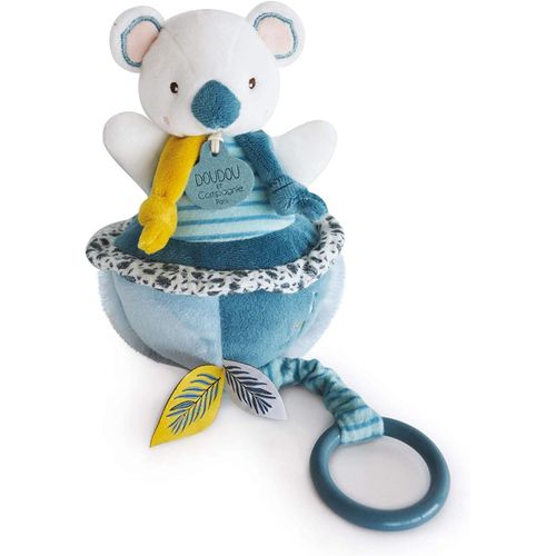 Kgabery-Peluche Musicale Yoca Le Koala-Bleu-17 Cm-Idée Cadeau De Naissance Pour Bébé-Avec Boite Cadeau-Boite À Musique-Garantie Doudou Perdudc3635