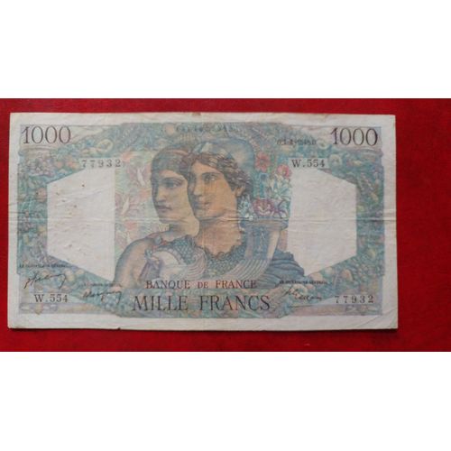 Billet De 1000 Francs"Minerve Et Hercule" Du 07-04-49
