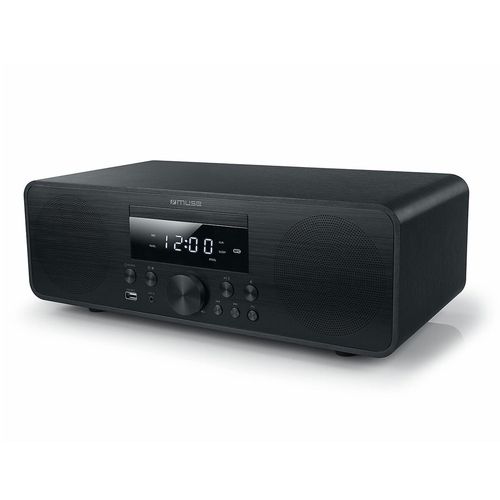 Micro-chaîne stéréo Muse M-880 FBC - 2x40 Watts - Radio FM/DAB+ - Lecteur CD/Porte CD Tiroir, Bluetooth, Aigus, basses réglables