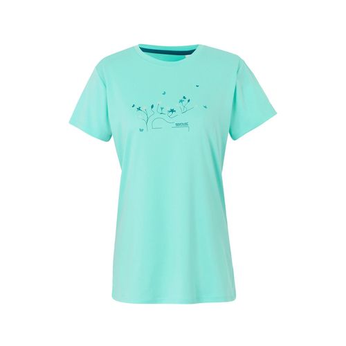 Tee Shirt Trekking Randonnee Regatta Women Sfingalix Turquoise Xs