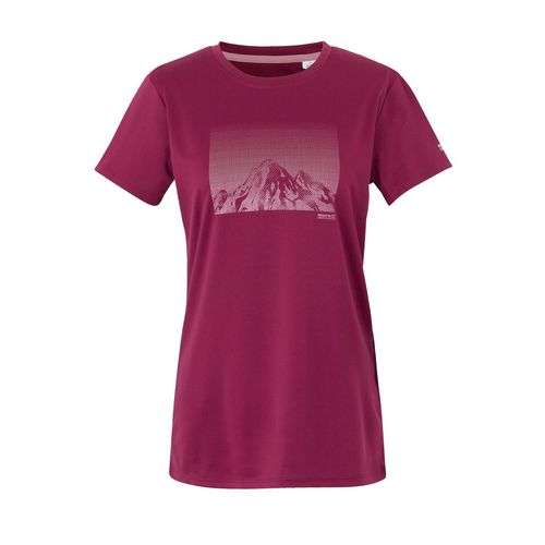 Tee Shirt Trekking Randonnee Regatta Women Sfingalix Bordeaux Xs