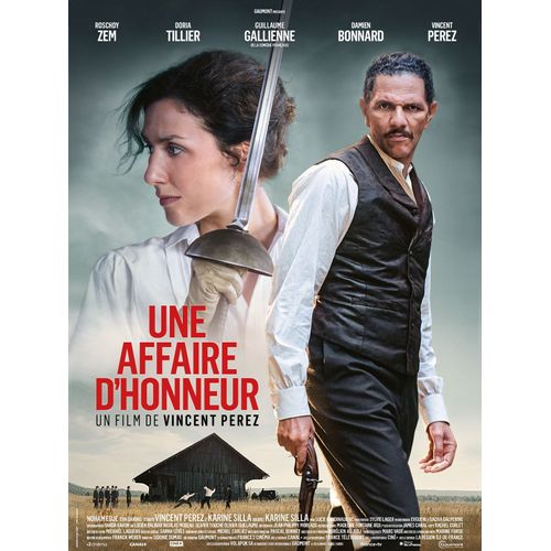 Une Affaire D Honneur - Véritable Affiche De Cinéma Pliée - Format 40x60 Cm - De Vincent Perez Avec Roschdy Zem, Doria Tillier, Guillaume Gallienne, Damien Bonnard - 2023