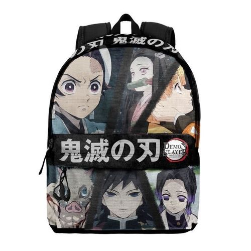 Demon Slayer Taisho Sac à dos HS FAN 2.0, One Size Noir