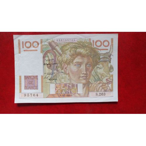 Billet De 100 Francs"Jeune Paysan"Du 15-07-1948