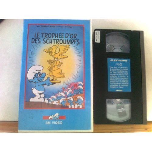 Cassette Vidéo Vhs - Le Trophée D'Or Des Schtroumpfs