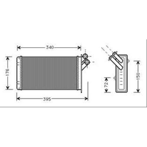 Radiateur De Chauffage - Fiat Ulysse 2.0 Jtd 109