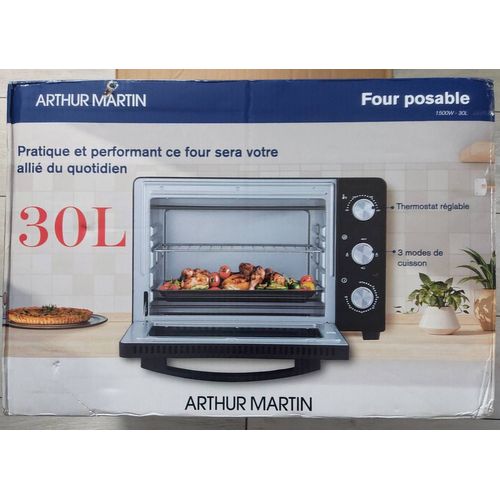 Mini Four Arthur Martin 30L – Compact & multifonction