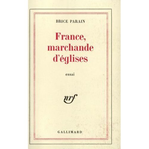 France, Marchande D'églises
