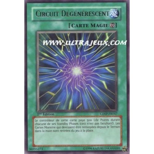 Circuit Degenerescent En Francais 1 Ere Ed Cdip-Fr047 Carte En Rare