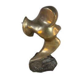 Henry Moore sculpture oiseau bronze 