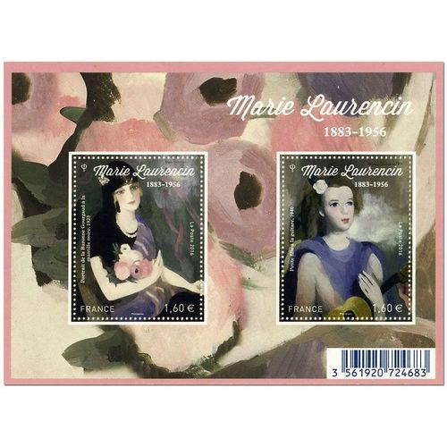 Art : Détails De Tableaux De Marie Laurencin Feuillet 5111 Année 2016 N° 5111 5112 Yvert Et Tellier Luxe
