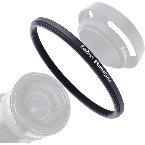 86 Mm À 82 Mm Anneaux Adaptateur Filtre Lentille Compatible Avec Tous 86 Mm Objectif À 82 Mm Uv Nd Cpl Filtre, 86 Mm Lentille To 82 Mm Filtre Ring[ZHA5220001]3308]