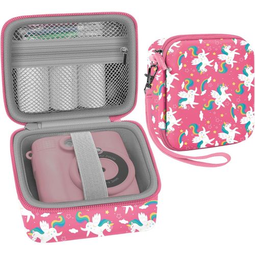 Étui Pour Appareil Photo Instantané Pour Enfant Compatible Avec Greenkinder/Camclid/Gofunly Et Papier D'Impression, Cadeaux Jouets Pour Les Enfants De Noël (Étui Uniquement) Licorn[ZHA5220001]1729]