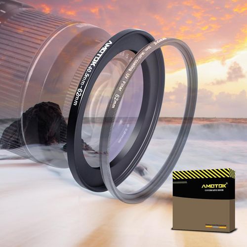 40.5Mm D'Objectif De À 62Mm Adaptateur D'Objectif De,Bague D'Adaptation De Filtre De 40.5Mm À 62Mm, Compatible Avec Tous Les Accessoires De Filtre De 62Mm[ZHA5220001]2685]