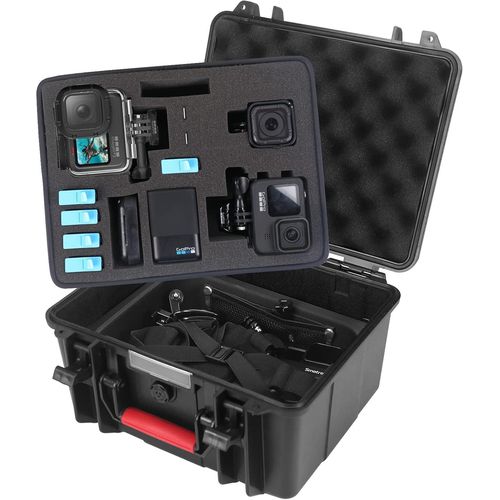 Ga700-3 Étui De Transport Pour Gopro Hero10/9/8/7/6/5/4/3+/3/2/1,Gopro Hero 2018,Osmo Action (Appareils Photo Et Accessoires Non Inclus), Noir, Modern, Noir, Modern[ZHA5220001]2790]
